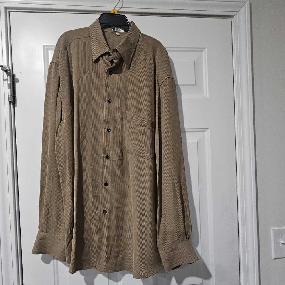 ZANELLA Button Down Shirt Size Large